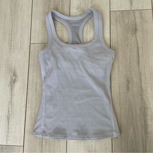 86. Alo Yoga Ribbed Tank Top Grey/Blue